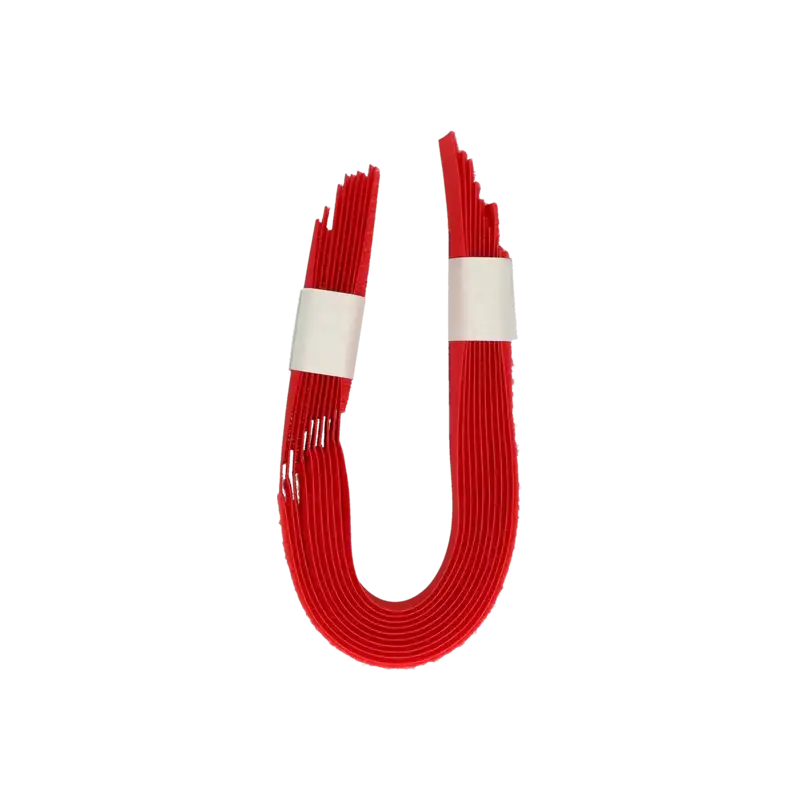 Koeherkenningsband klittenband rood 10st