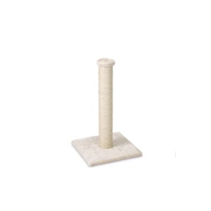 BZ Krabpaal Gina met voetafdruk beige 34 x 34 x 60 cm