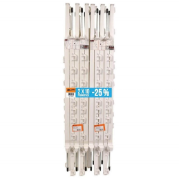 Kunststofpaal wit 100 cm 20 stuks