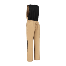 Bodybroek katoen/polyester kaki-zwart