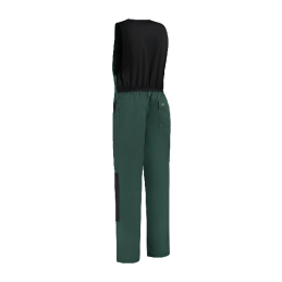 Bodybroek katoen/polyester flessengroen-zwart