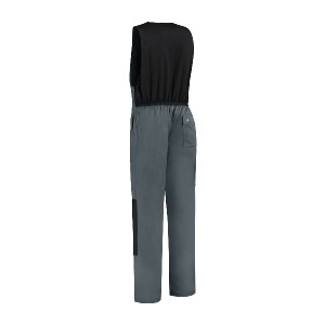 Bodybroek katoen/polyester grijs-zwart