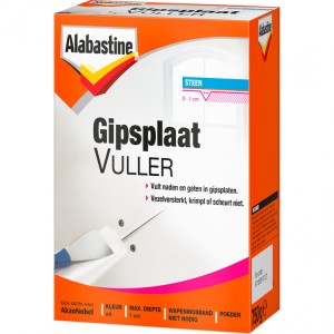 Alabastine gipsplaatvuller poeder wit 750 gr
