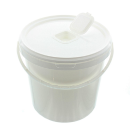 Dispenser emmer voor vochtig uierpapier