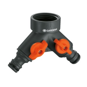  2-weg ventiel 21 mm (1/2") en 26,5 mm (3/4") Gardena