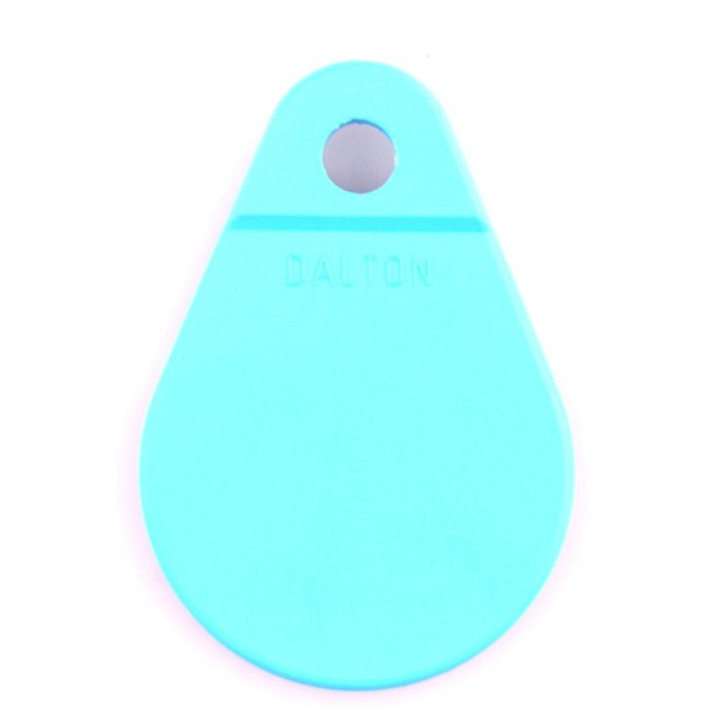 Nekplaatje blanco blauw