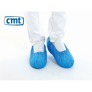 Overschoentjes blauw 36 X 15 cm 100 stuks