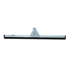 Vloertrekker metaal 100cm met waterrand en stokhouder
