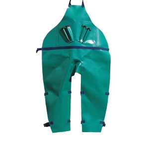Klauwbekapper schort lang met beengespen