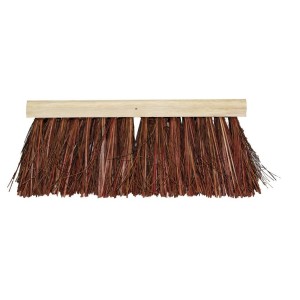 Stadsbezem natuurvezel 37cm los