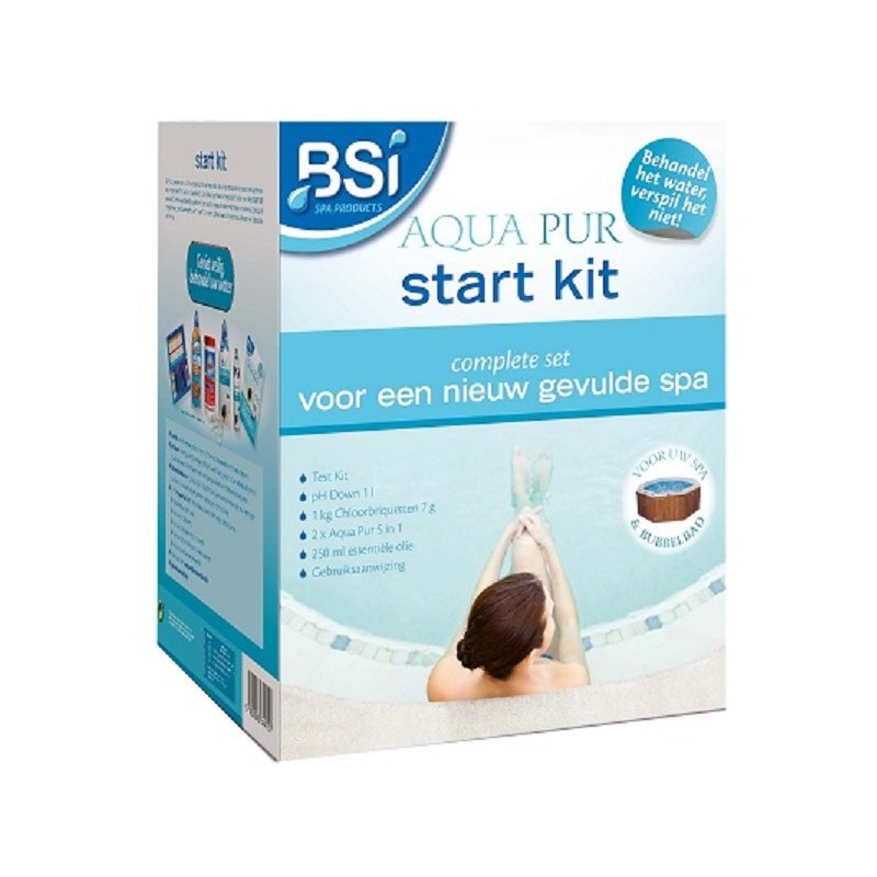 Bubbelbad en spa aqua start testkit