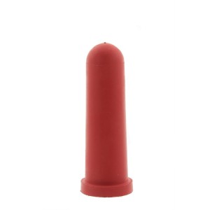 Speen rood 10 cm met kruisgat