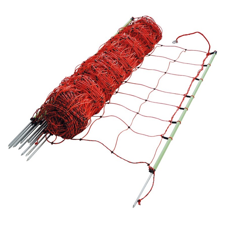 Gallagher schapennet rood 90cm enkele pen 50 meter