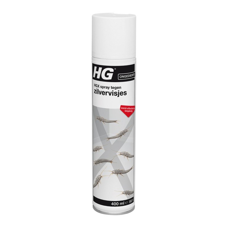 HG spray tegen zilvervisjes