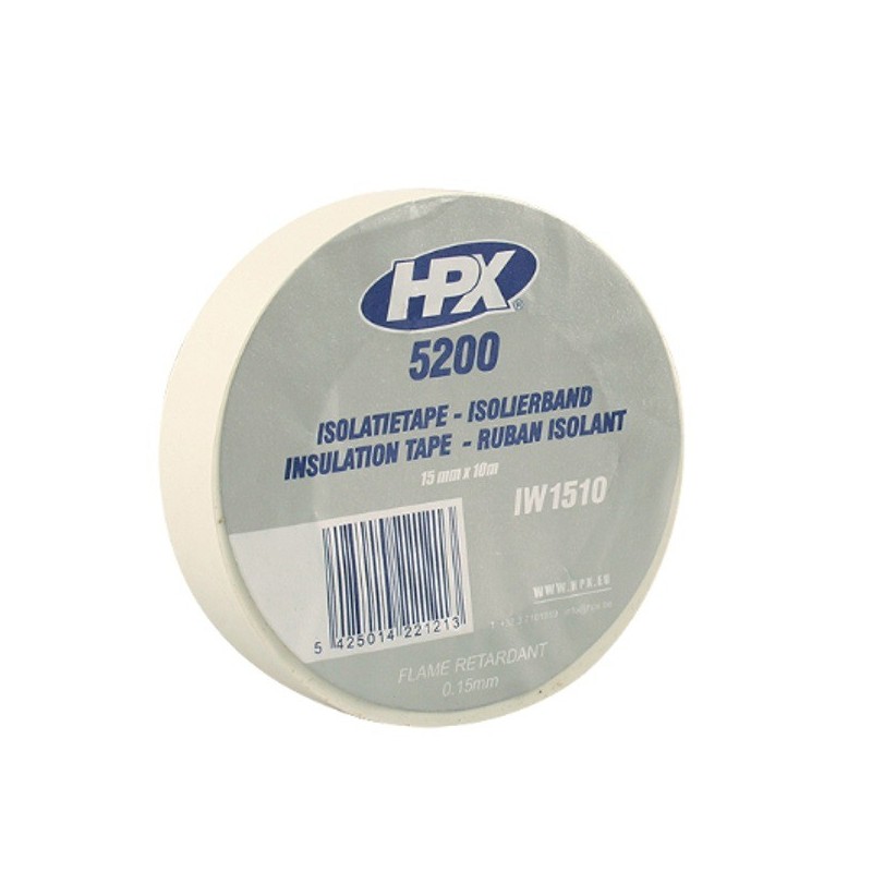 Isolatietape 5200 wit 15mm x 10m