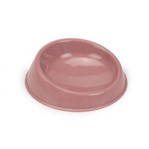 Kattenvoerbak Bikkie roze plastic