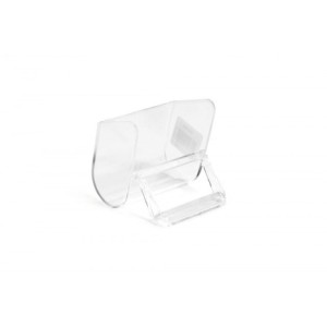 Plastic vogel eet- en voerbak 8x7cm