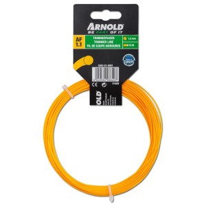 Trimmerdraad rond 1.3 mm x 15 m Geel