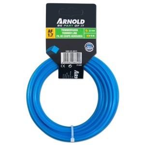 Trimmerdraad vierkant AF 1.7 2.4mm x 15 meter blauw