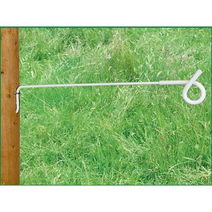 Afstandisolator krulstaart Wit 10 stuks