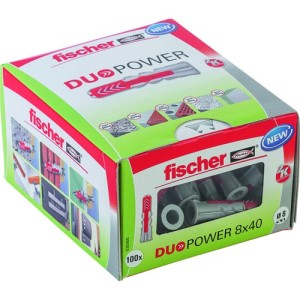 Fischer Plug Duopower 8x40mm 100 stuks