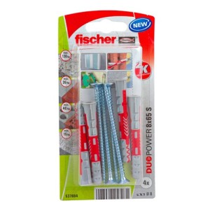 Fischer Plug Duopower 8x65mm met schroef 4 stuks