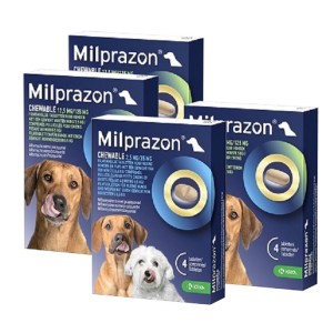 Milprazon worm kauwtabletten hond 2 tabletten