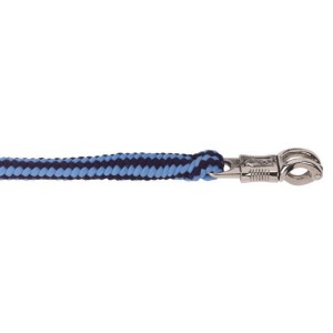 Halstertouw Hippo met paniekhaak blauw/marine