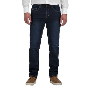Werkbroek 247 Palm S05 Modern fit sand blasted darkblue stretch denim
