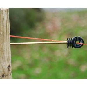 Afstandringisolator 22cm voor draad en koord 10 stuks