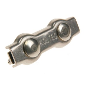 Draadverbinders 4mm rvs/inox 4 stuks