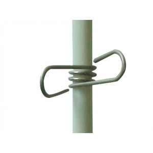 Metalen klemisolator v. kunststofpaal Hobbyset (30 st)