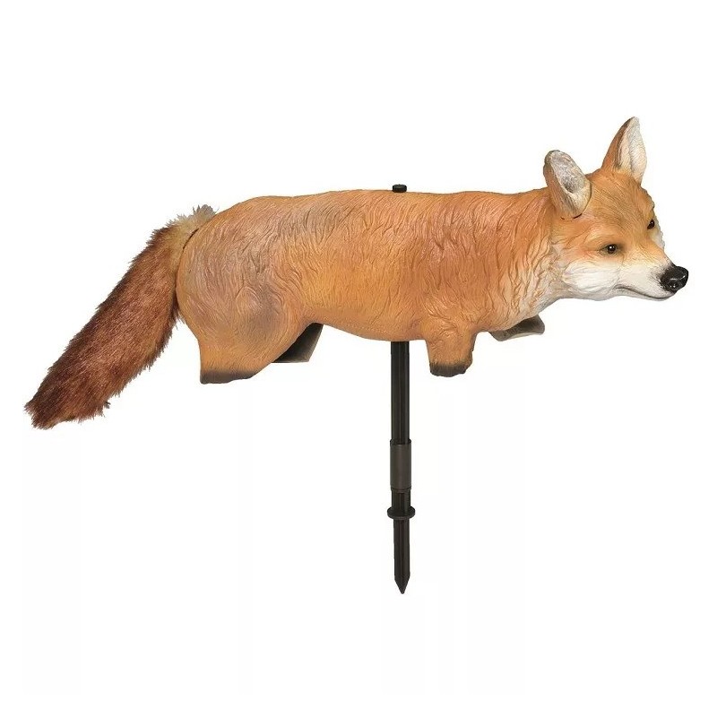 Kunststof vos met bewegende staart