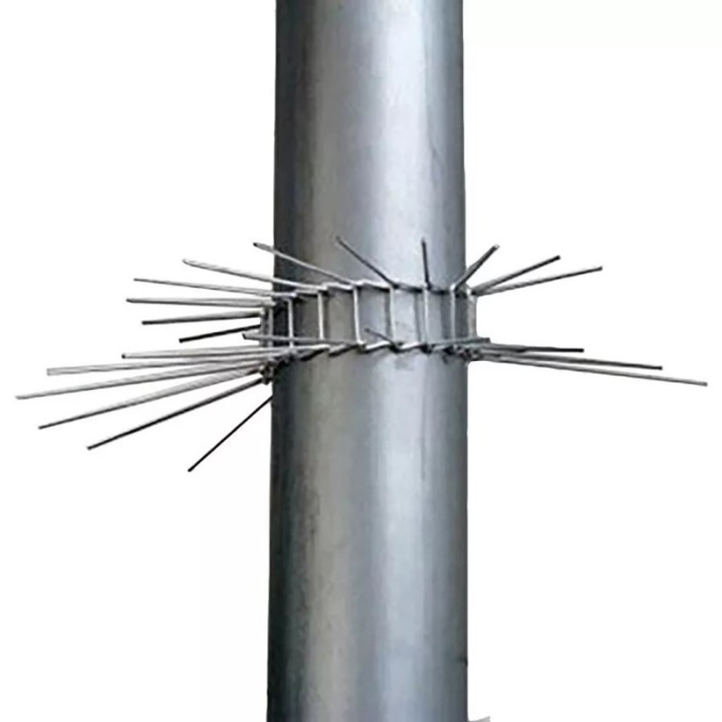 Anti-marter kraag voor regenpijpen