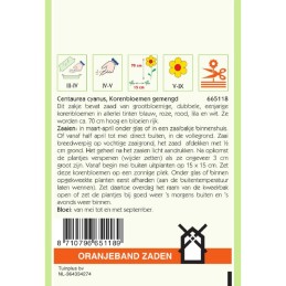 Centaurea Korenbloem dubbelbloemig gemengd