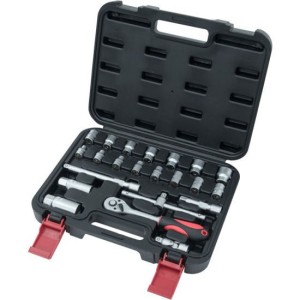 Dopsleutelset PROFI 3/8 22 delig