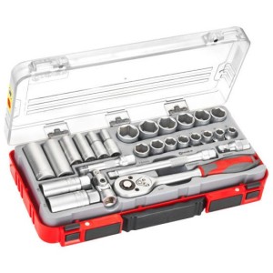Dopsleutelset PROFI 3/8 27 delig