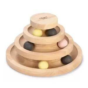 Kattenspeeltoren hout Mia 26X26X14,5cm