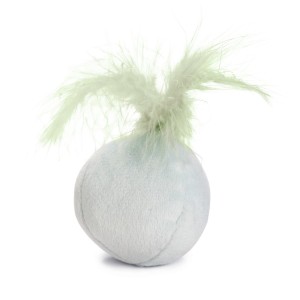 Kitten speelbal met veer Rizo mint