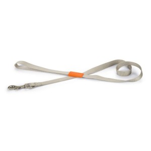 Beeztees hondenriem nylon lichtgrijs 120 cm x 20 mm