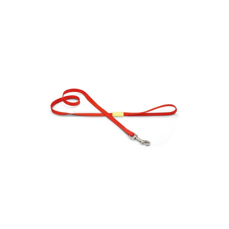 Beeztees hondenriem nylon rood 120 cm x 15mm