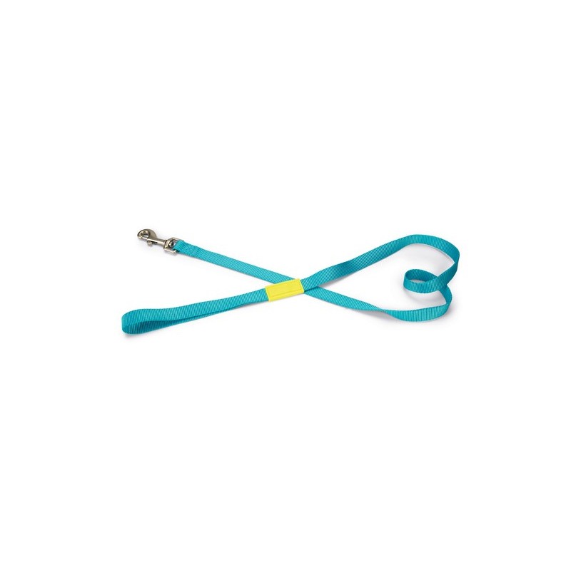 Beeztees hondenriem nylon lichtblauw 120 cm x 20mm