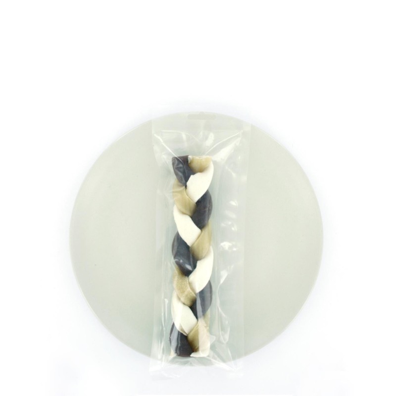 Hondensnack rundervlechtstaaf 20cm 1st