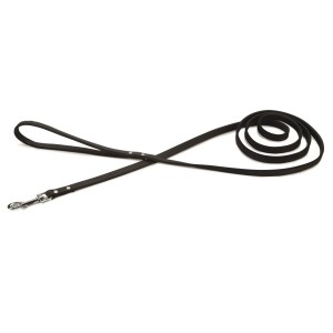 Beeztees hondenriem geniet zwart 200cm X 16mm