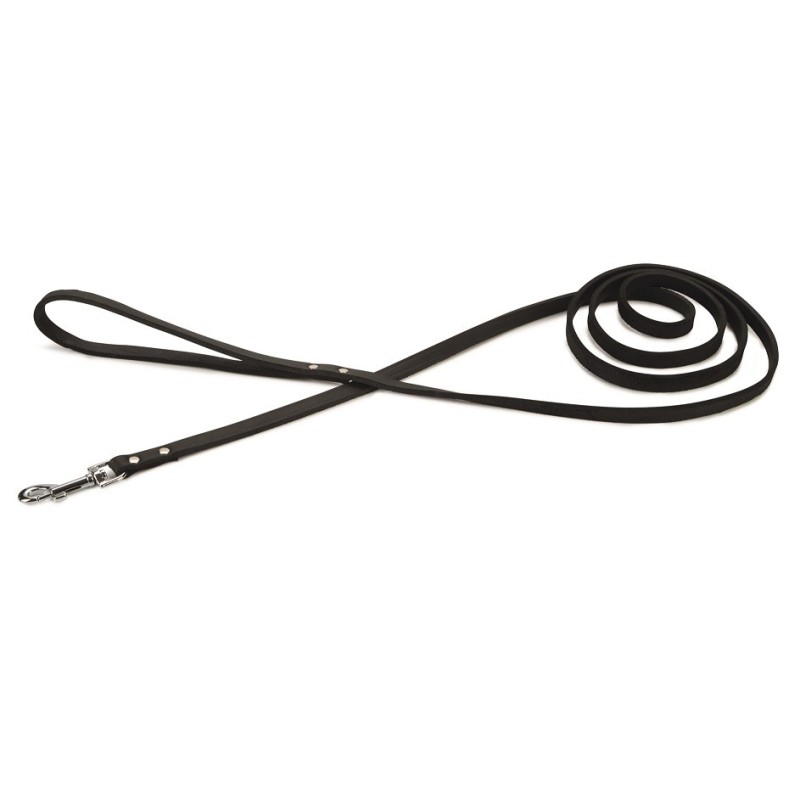Beeztees hondenriem geniet zwart 200cm X 16mm