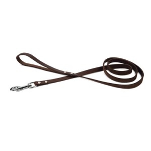 Beeztees hondenriem geniet bruin 165cm x 16mm