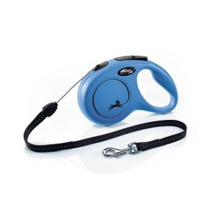 Flexi hondenriem new classic koord blauw 8 meter