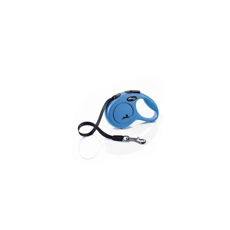 Flexi hondenriem new classic band xs blauw 3m