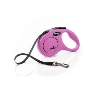 Flexi hondenriem new classic band s roze 5m