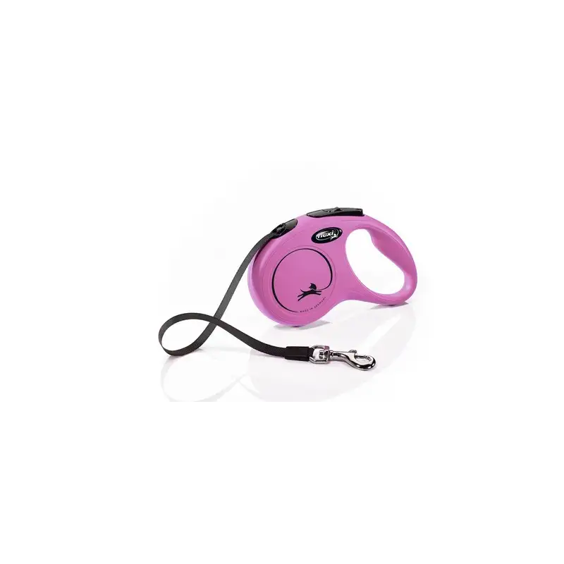 Flexi hondenriem new classic band s roze 5m